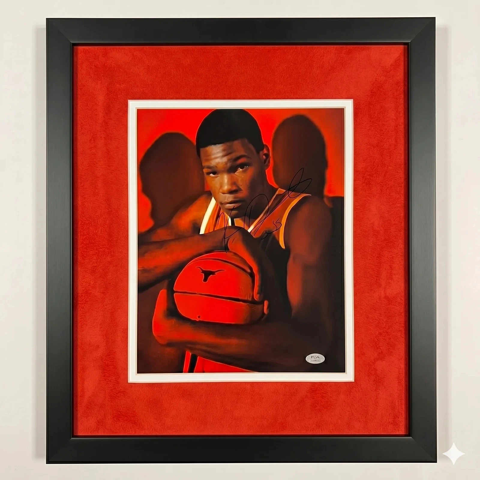 Kevin Durant Texas Longhorns Signed Basketball 11x14 Photo PSA