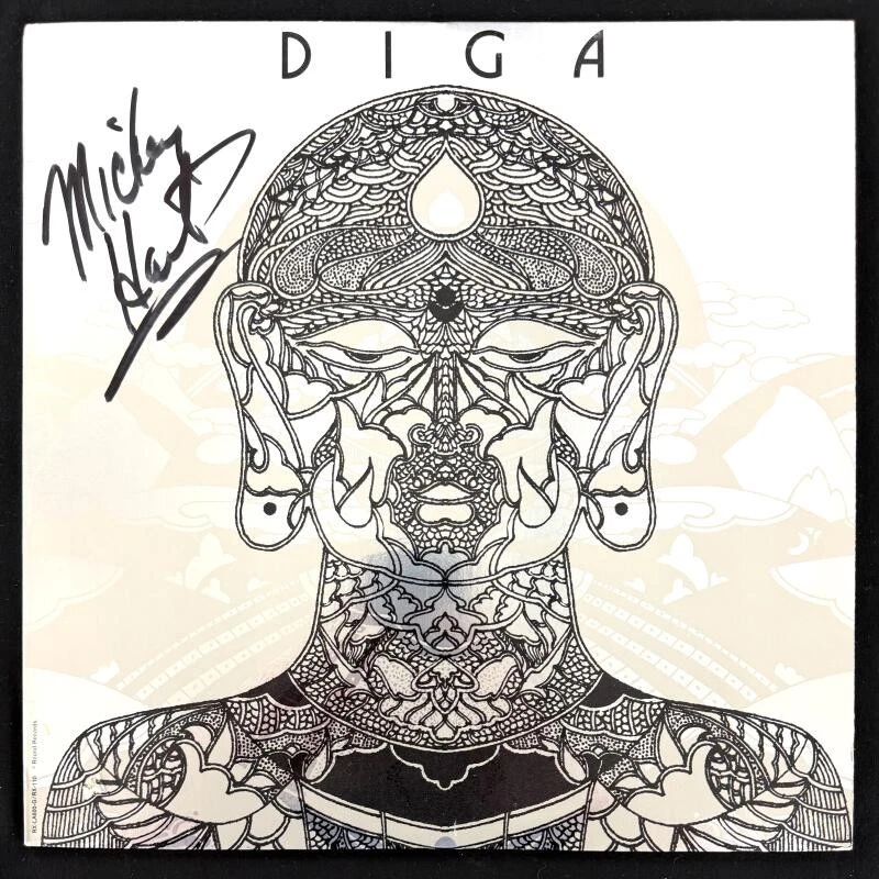 Mickey Hart Grateful Dead Signed Autograph Diga Album Vinyl Record LP w/ JSA COA