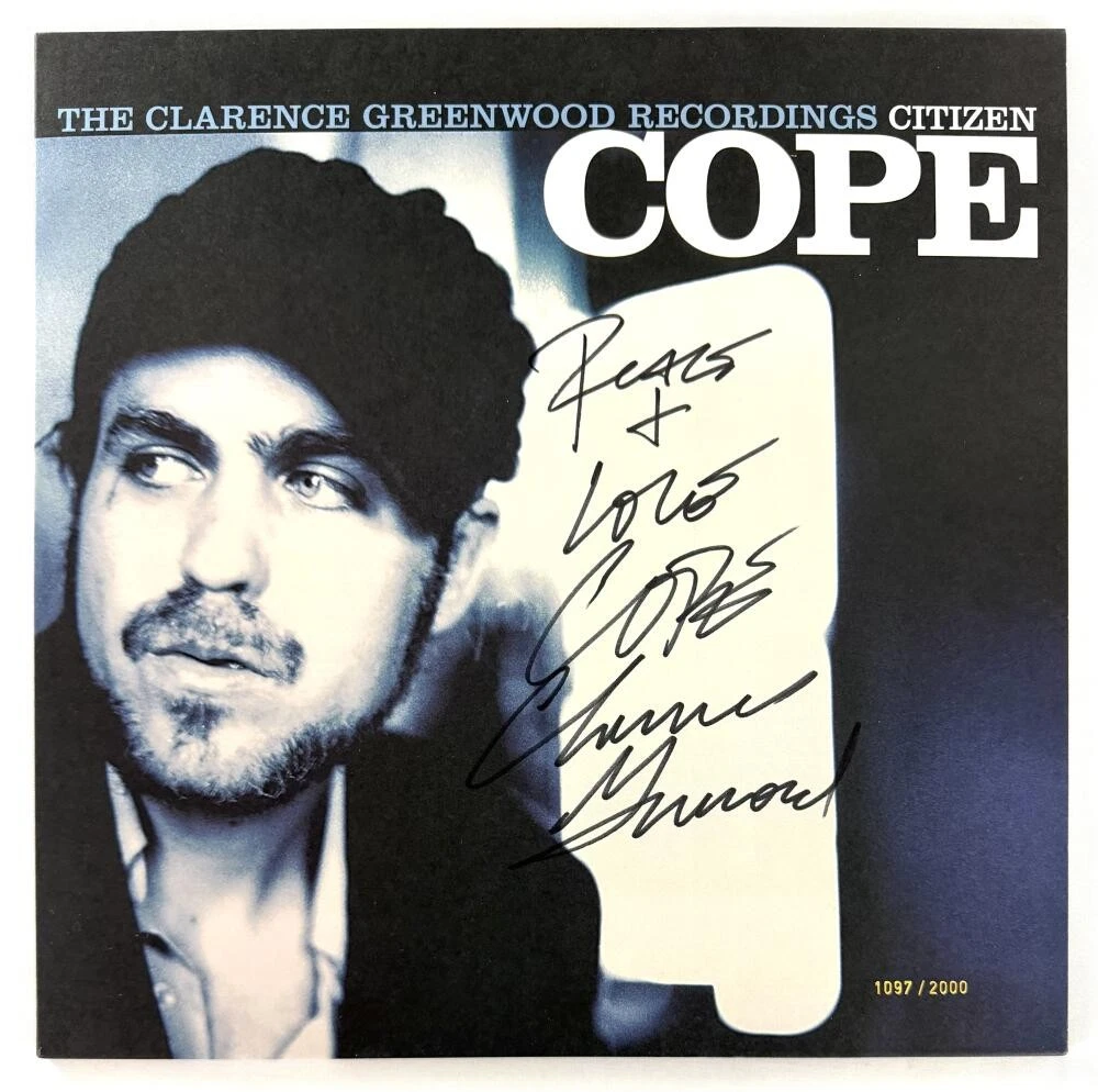 Citizen Cope Signed Autograph Clarence Greenwood Recordings Album Record JSA COA