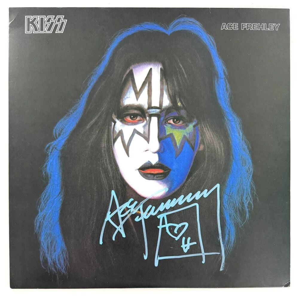 Ace Frehley KISS Signed Autograph solo self titled Album Vinyl Record w/ JSA COA