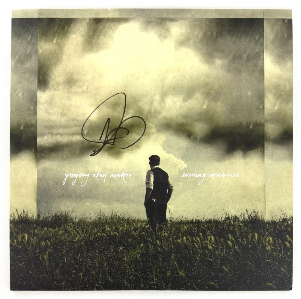 Gregory Alan Isakov Signed Autograph Evening Machines Album Record w/ JSA COA