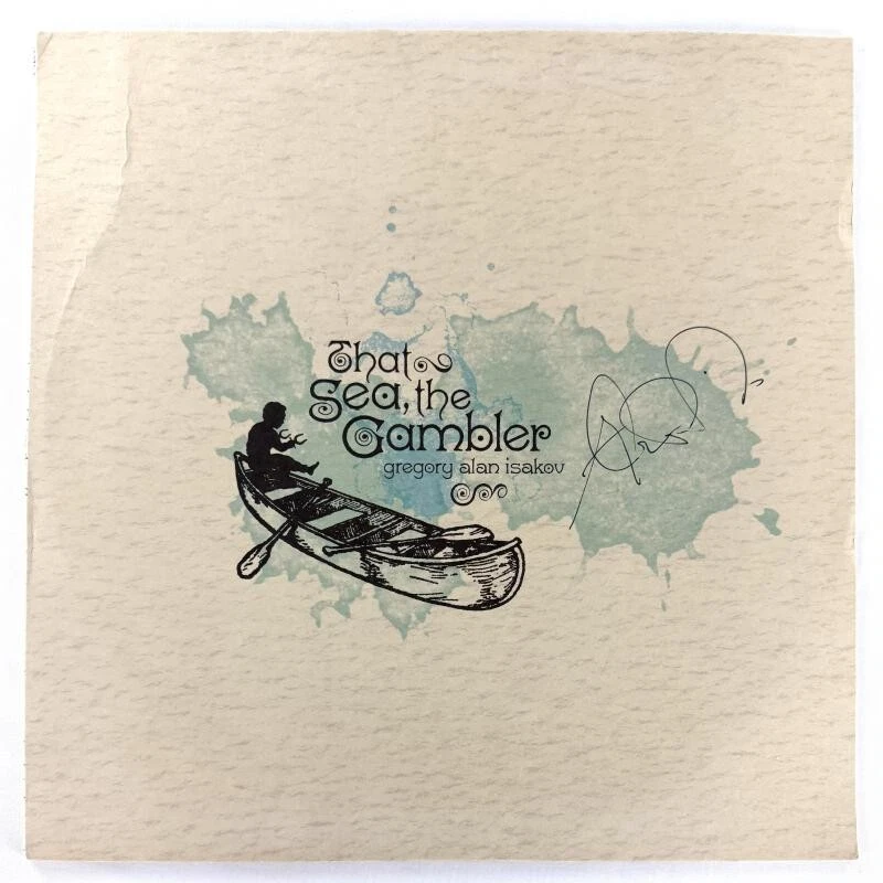 Gregory Alan Isakov Signed Autograph That Sea, the Gambler Album Record JSA COA