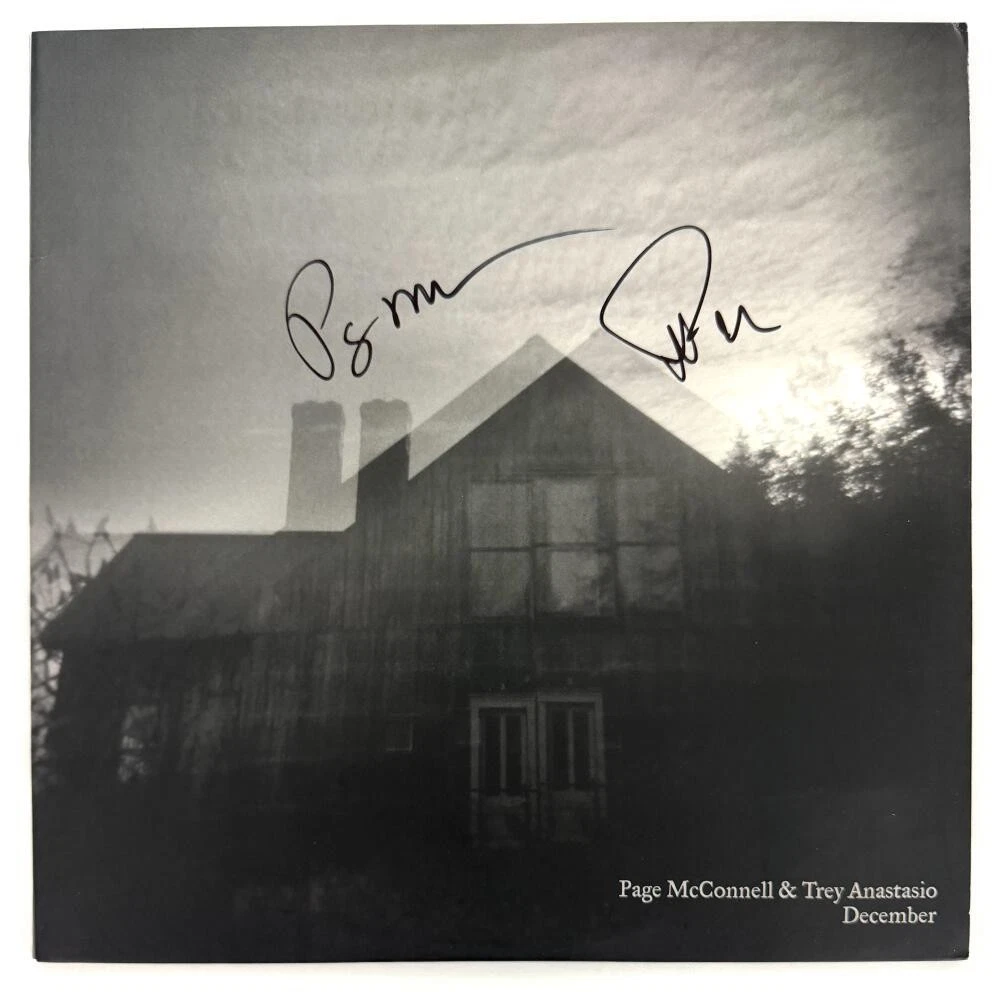 Trey Anastasio & Page McConnell Signed Autograph December Album Record - JSA COA