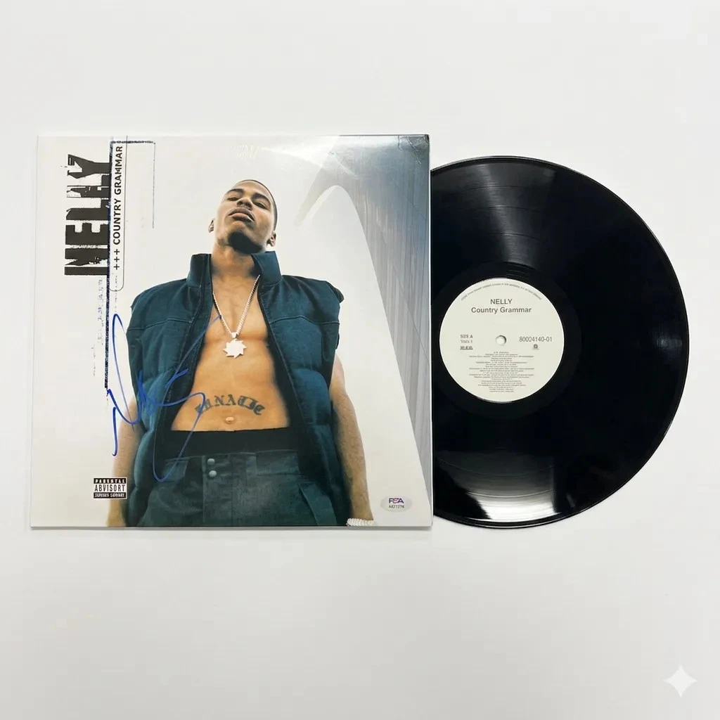 Nelly signed Country Grammar Vinyl PSA Album autographed