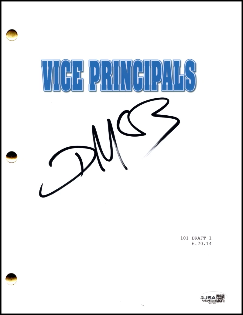 Danny McBride Signed Autograph Vice Principals Pilot Script Screenplay JSA COA