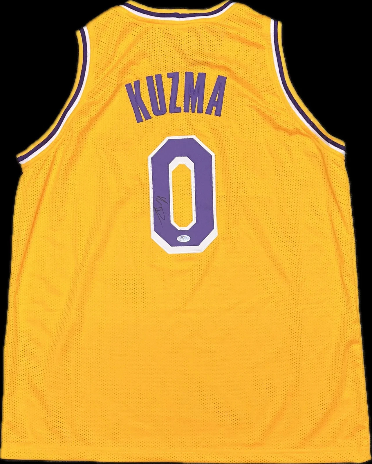 Kyle Kuzma Signed Jersey PSA Los Angeles Lakers Autographed