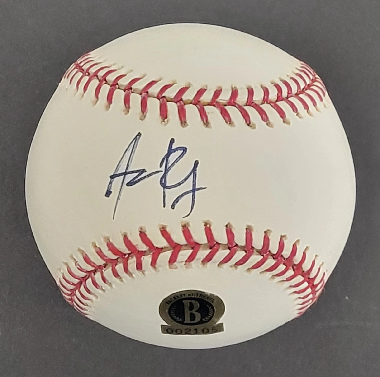 Aaron Rodgers Signed Official Major League Baseball Beckett COA