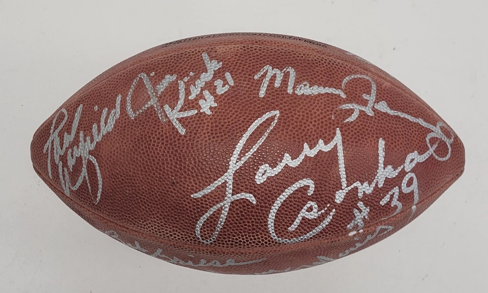1972 Miami Dolphins Super Bowl Champs Team Signed Football JSA COA