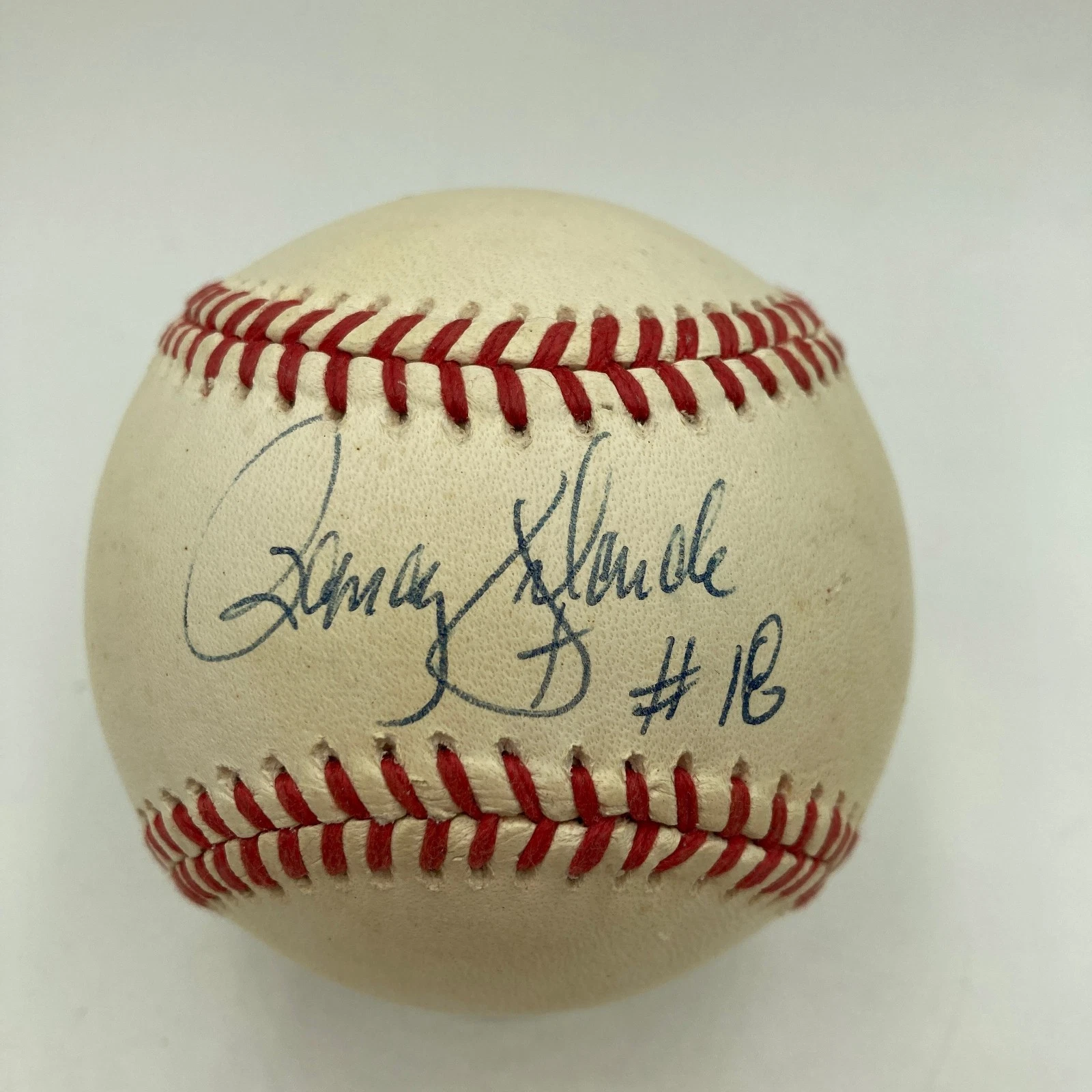 Randy Velarde Signed Official American League Baseball