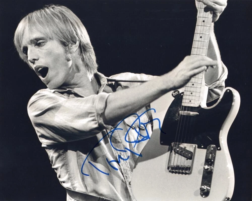 Tom Petty Signed Autograph 8x10 Photo Photograph - Heartbreakers Icon w/ JSA COA