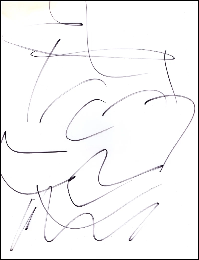 Alec Monopoly Signed Autograph Mr Monopoly HandDrawn Original Art Sketch JSA COA