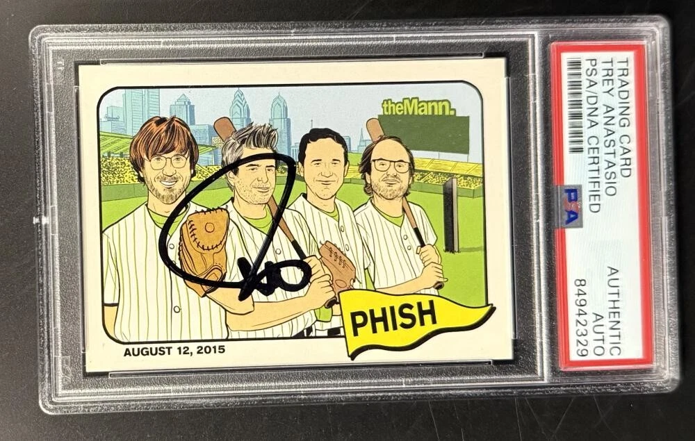 Trey Anastasio Phish Signed Autograph PSA/DNA COA Slabbed The Mann Trading Card