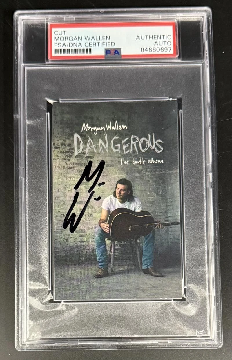 Morgan Wallen Signed Autograph PSA/DNA Slabbed Dangerous Double Album Cut