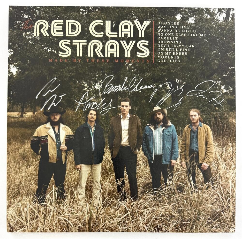 The Red Clay Strays Signed Autograph Made By These Moments Album Record JSA COA