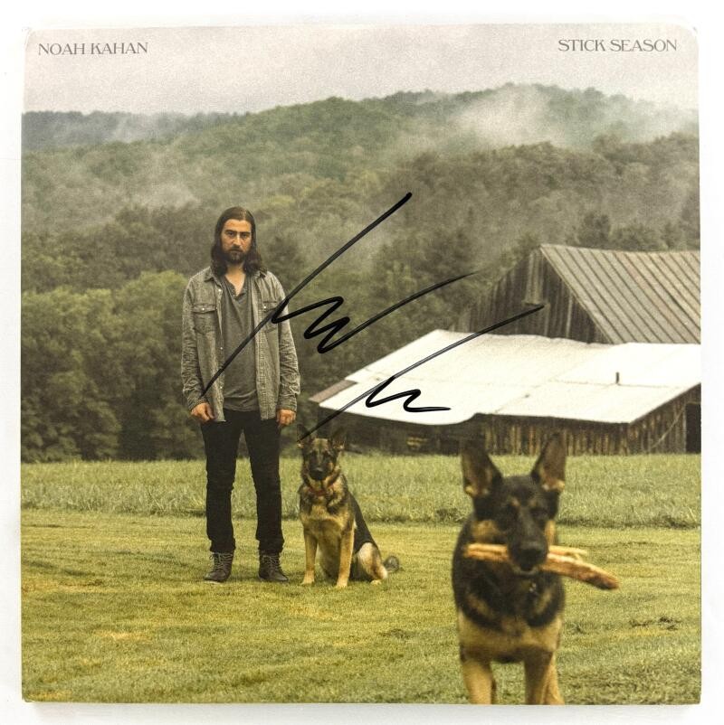 Noah Kahan Signed Autograph Stick Season Album Vinyl Record LP w/ JSA COA