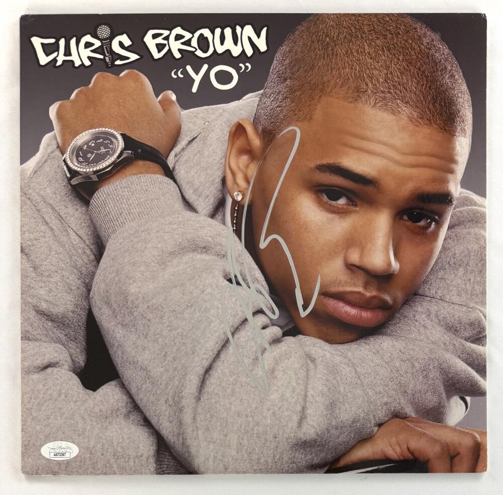 Chris Brown Signed Autograph Yo Album Vinyl Record - Hip Hop Icon w/ JSA COA