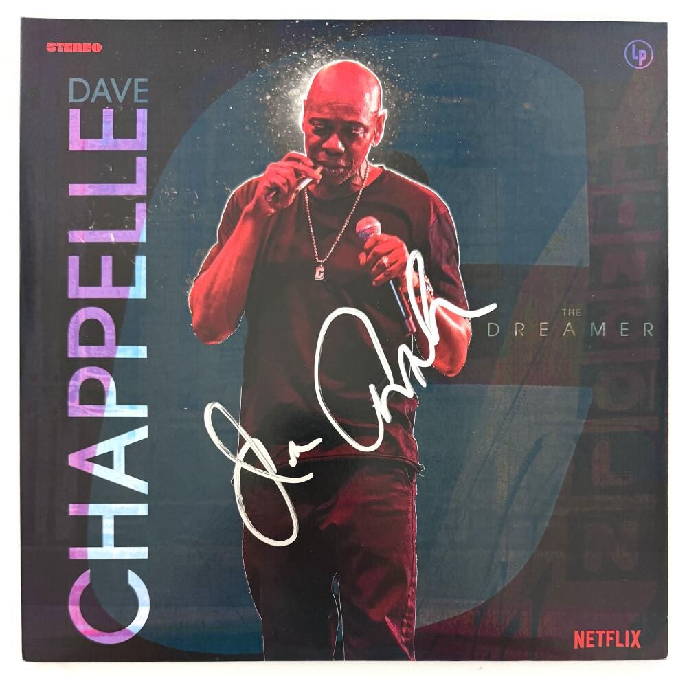 Dave Chappelle Signed Autograph The Dreamer Album Vinyl Record LP w/ JSA COA