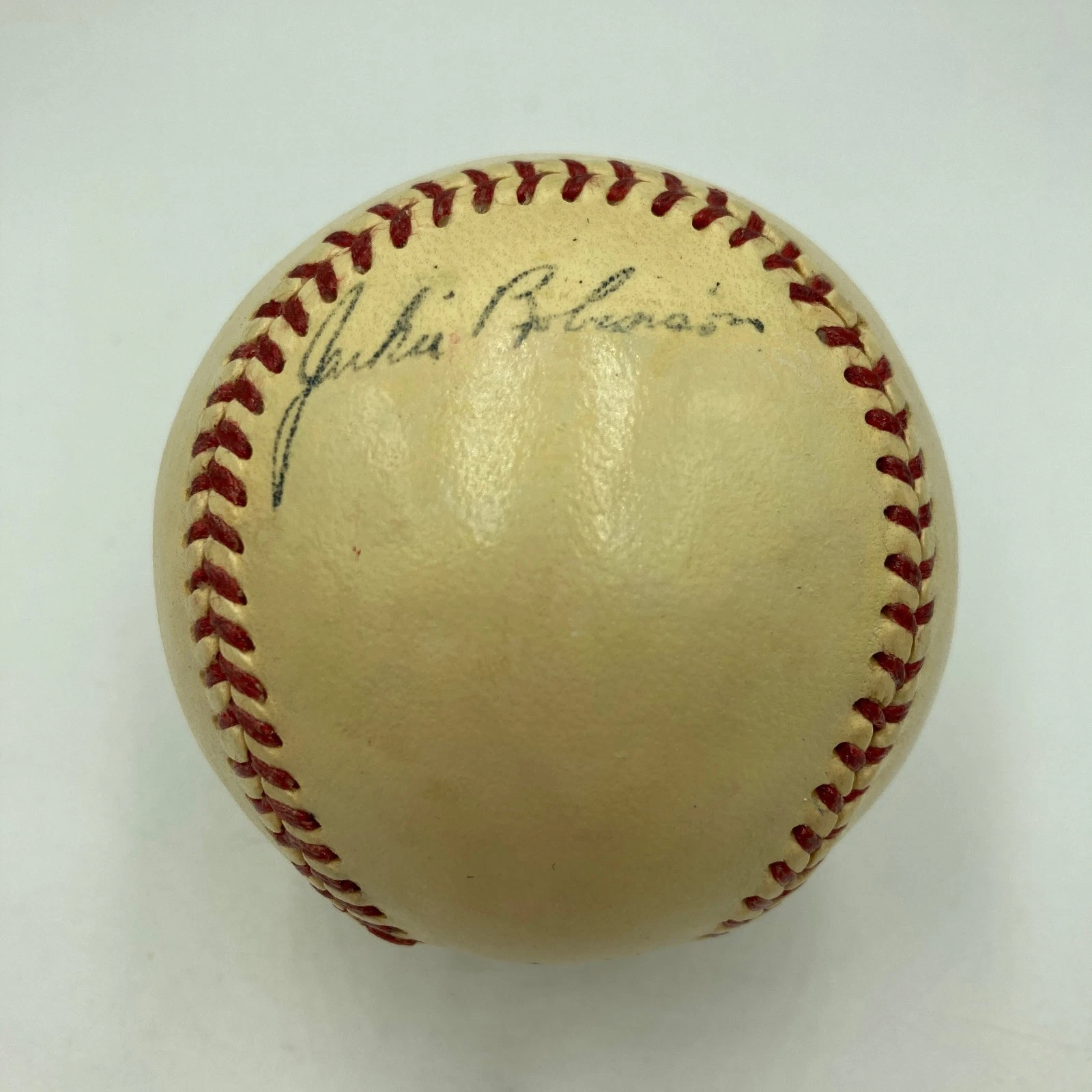 Jackie Robinson Rookie Signed 1940's National League Frick Baseball JSA COA