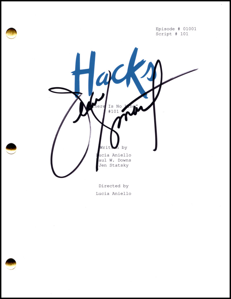 Jean Smart Signed Autograph Hacks Full Pilot Script Screenplay - Deborah Vance