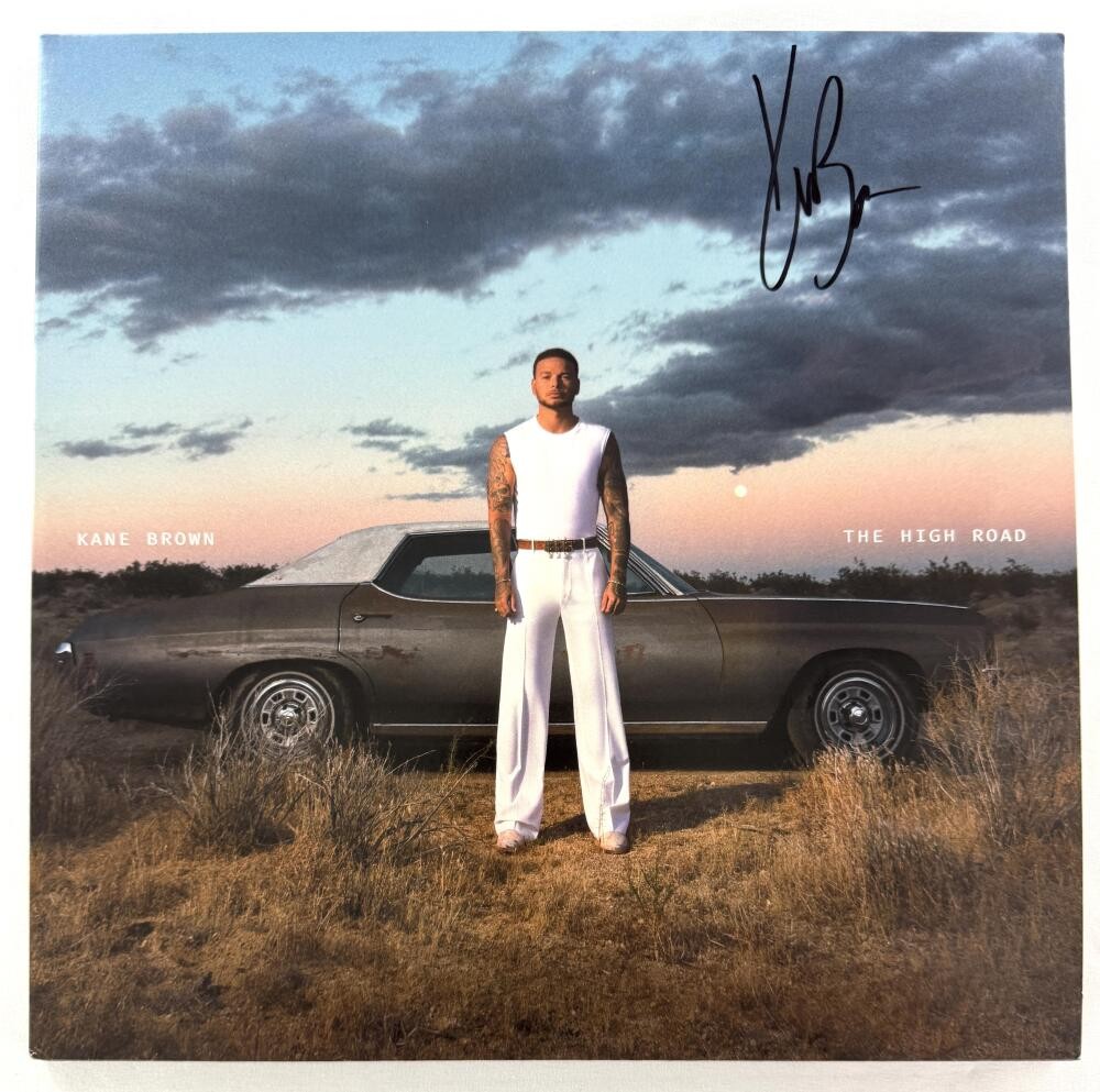Kane Brown Signed Autograph Album Vinyl Record LP - The High Road w/ JSA COA