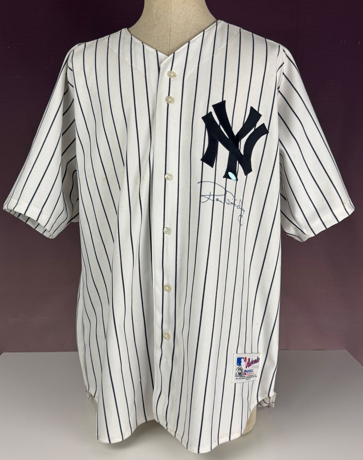 Ron Guidry Signed Authentic Russell New York Yankees Jersey Steiner COA