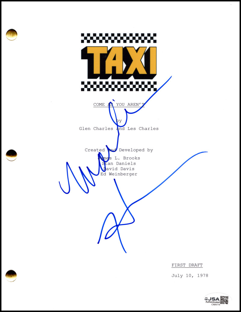 Marilu Henner Signed Autograph Taxi Full Script Screenplay  Elaine Nardo JSA COA