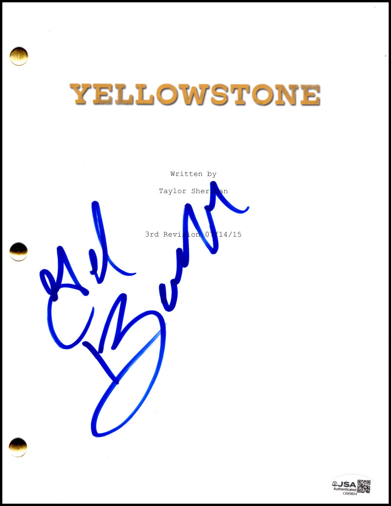 Gil Birmingham Signed Autograph Yellowstone Full Script Thomas Rainwater JSA COA