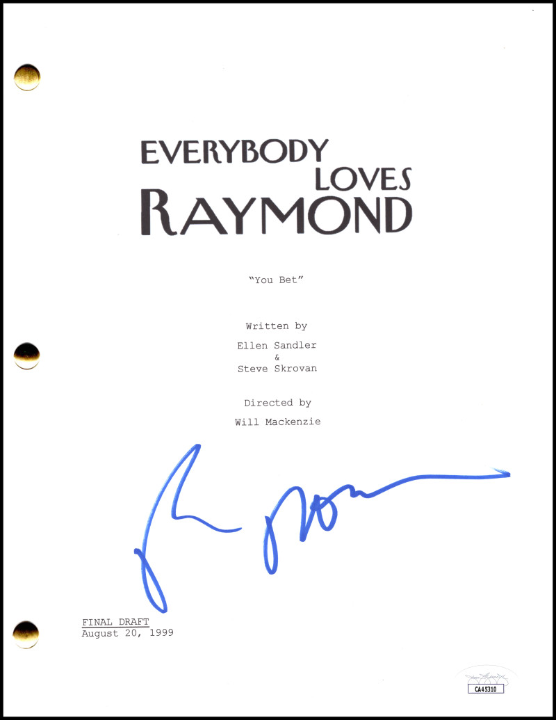 Ray Romano Signed Autograph Everybody Love Raymond Pilot Script Screenplay JSA