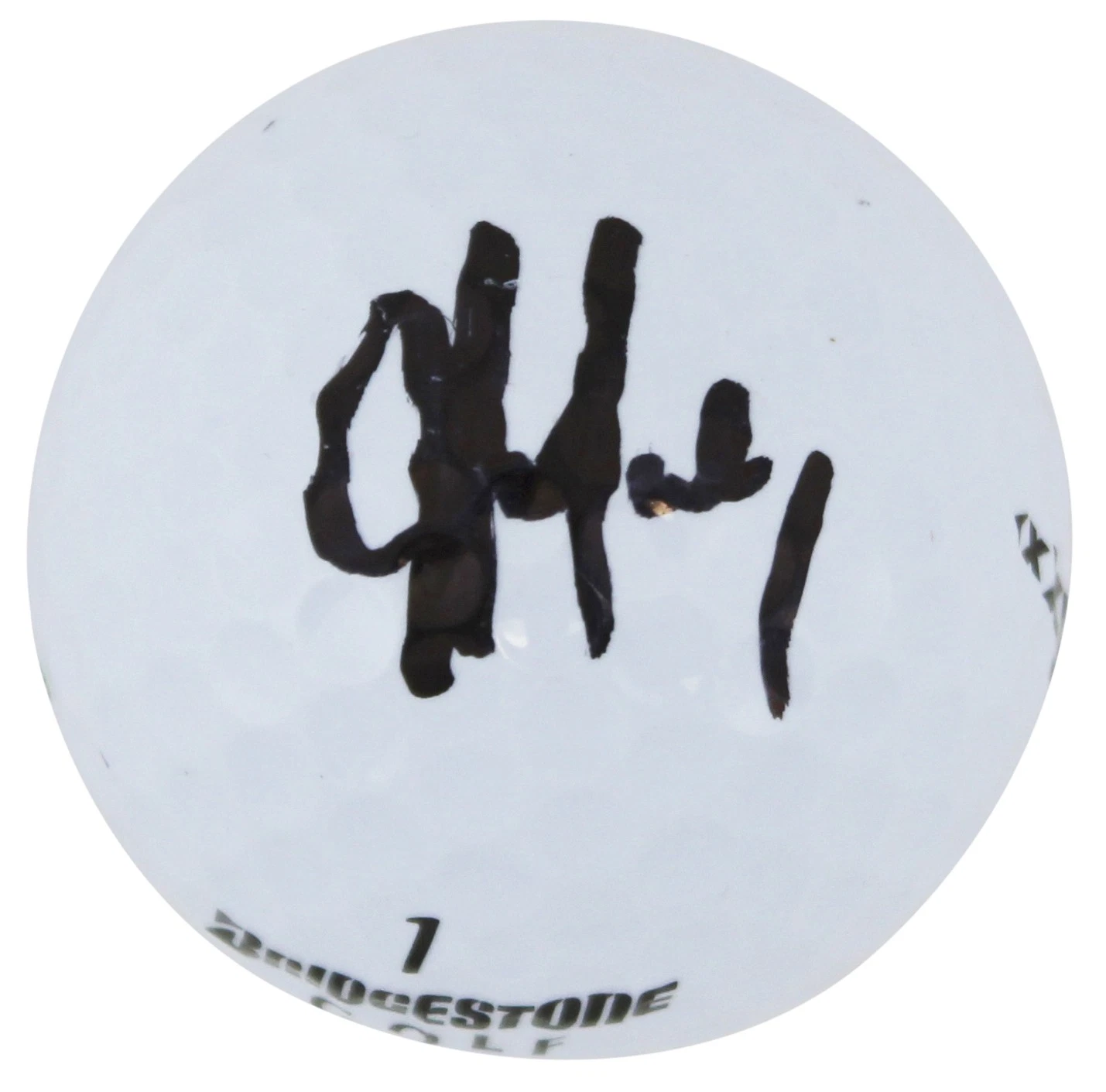 Aaron Baddley Signed Bridgestone WM Open Logo Golf Ball BAS #AC33601