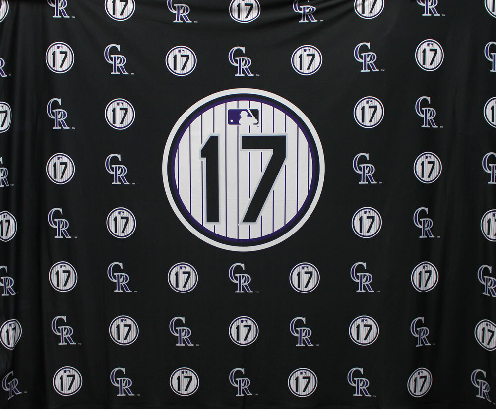 Todd Helton Colorado Rockies Retirement Banner 9' 3