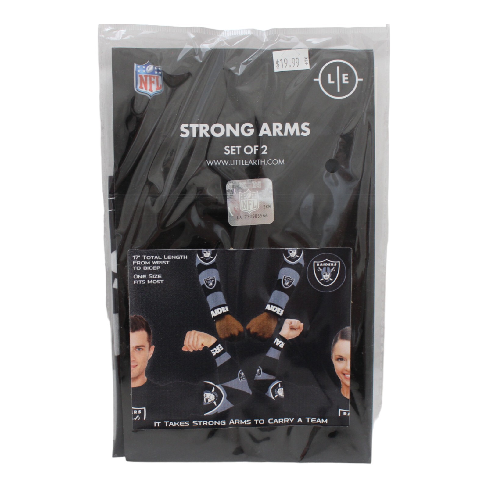 Las Vegas Raiders Strong Arm Sleeves 36539