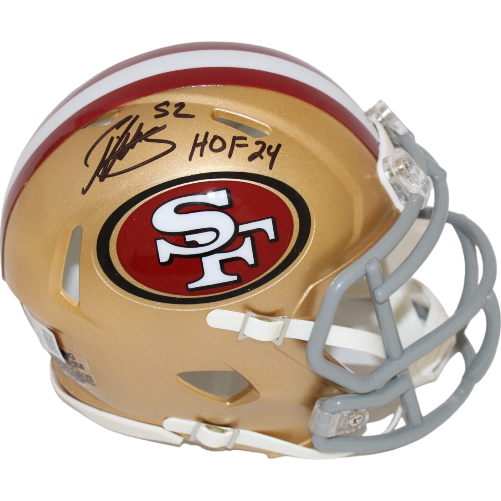Patrick Willis Signed San Francisco 49ers Mini Helmet HOF Beckett 44115