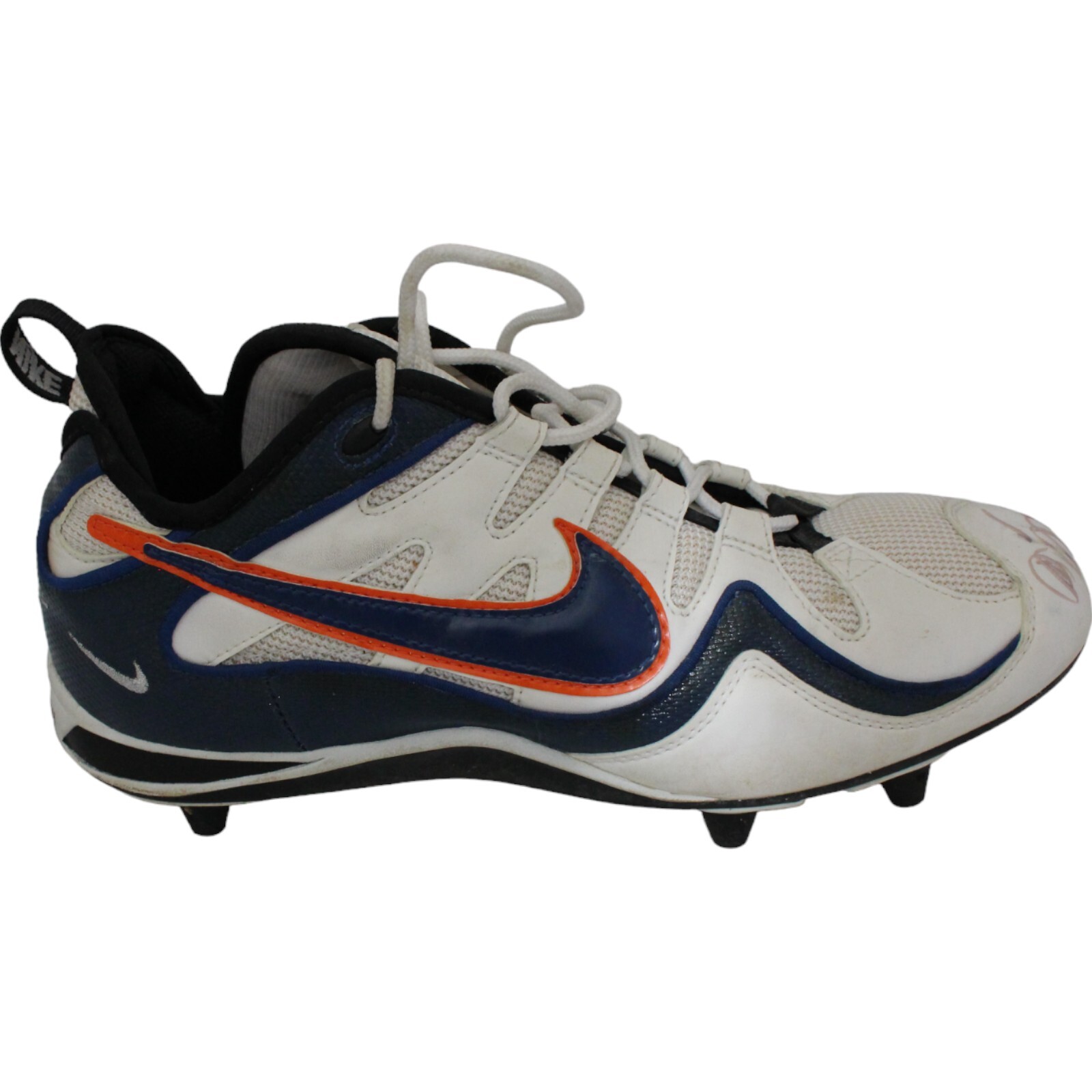 Shannon Sharpe Signed Game Used Nike Sz 12 Cleat Right Foot Beckett 44714