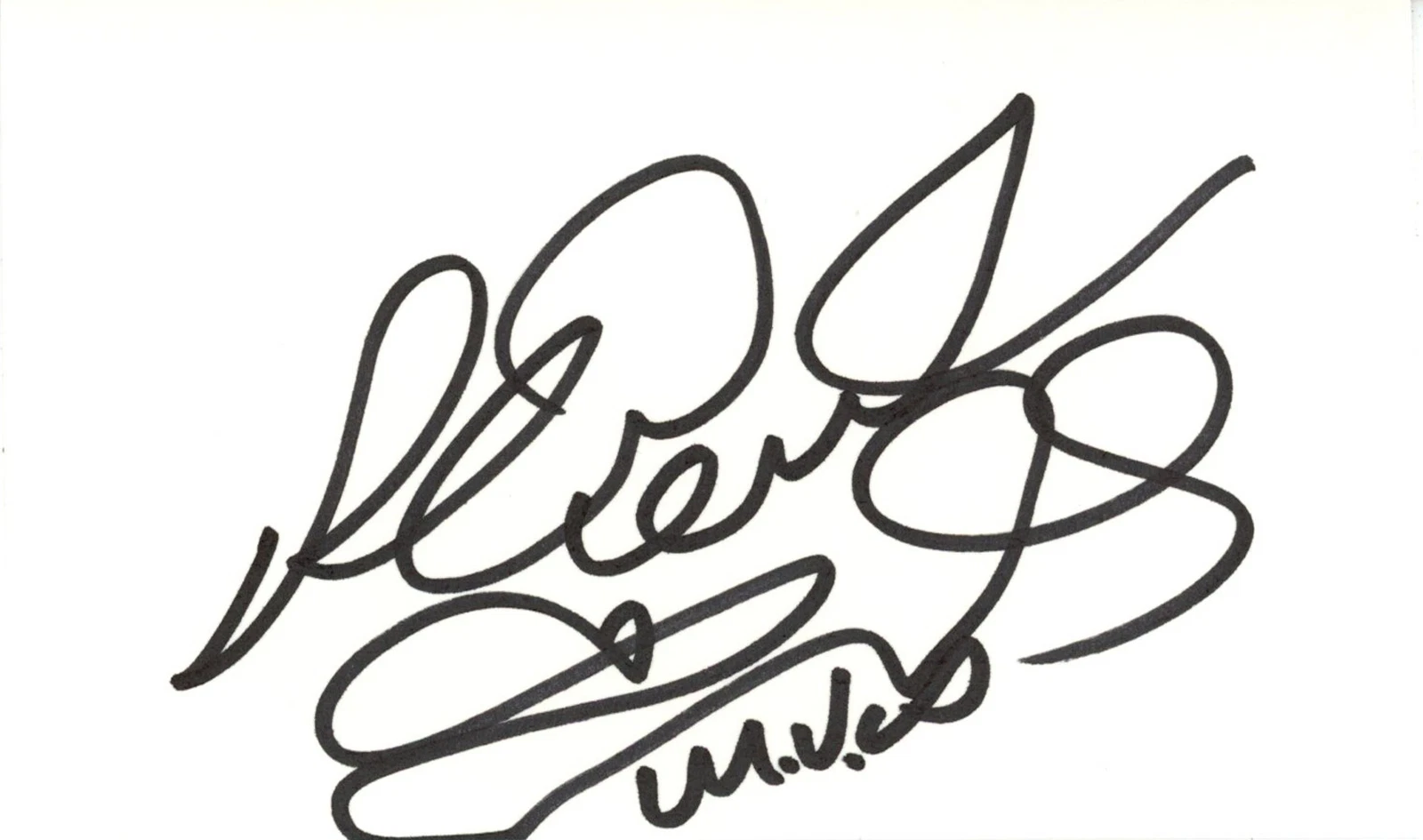 Richard Dent Autographed Chicago Bears Index Card MVP Beckett 45317