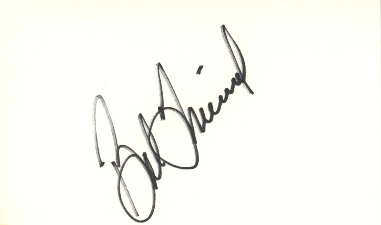 Bob Friend Autographed/Signed Pittsburgh Pirates Index Card BAS 45363
