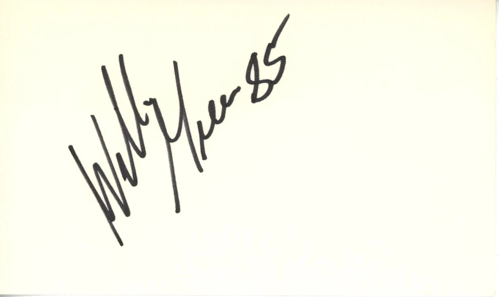 Willie Green Autographed Denver Broncos Index Card Beckett 45364