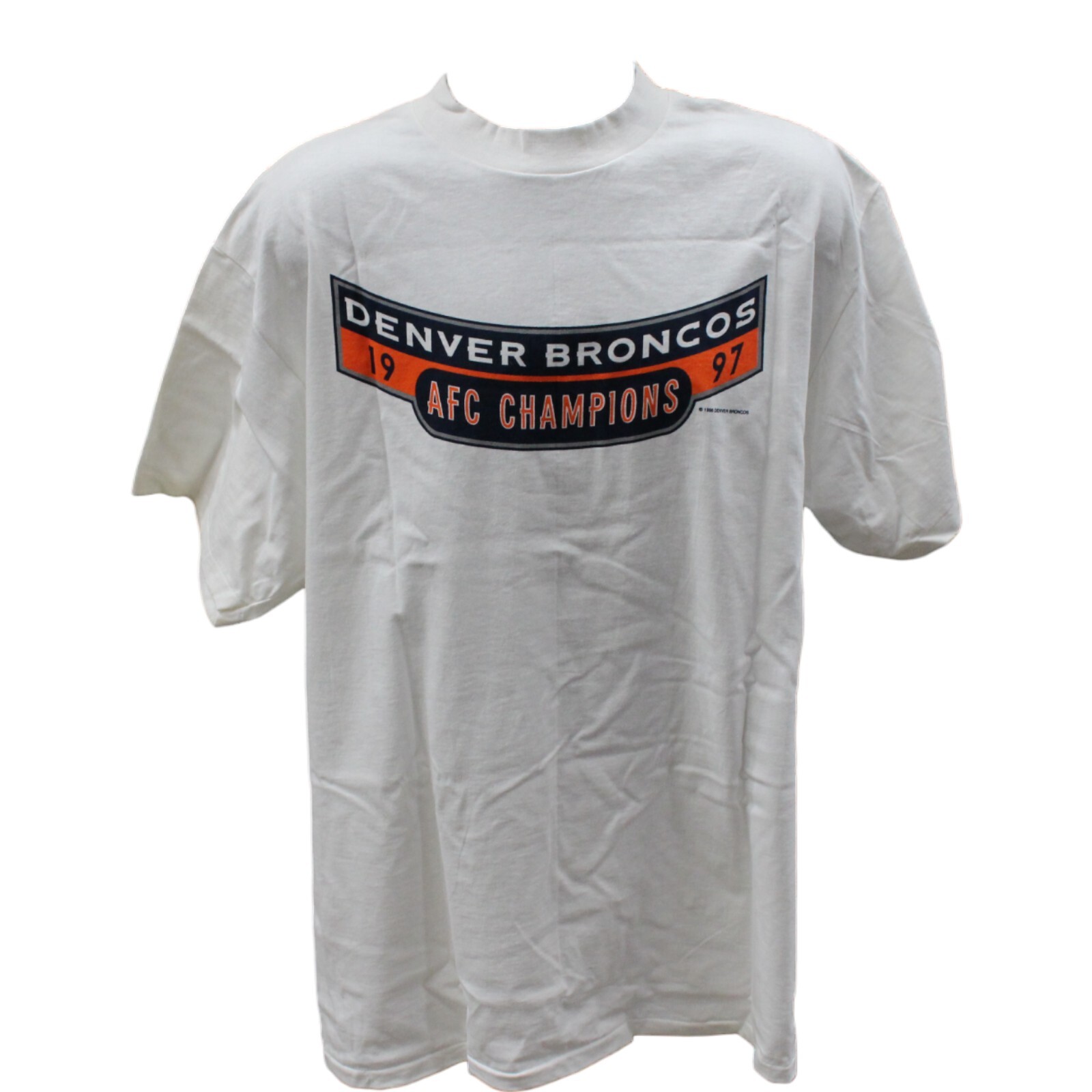 Denver Broncos Mile High Salute White XL T-Shirt 45856
