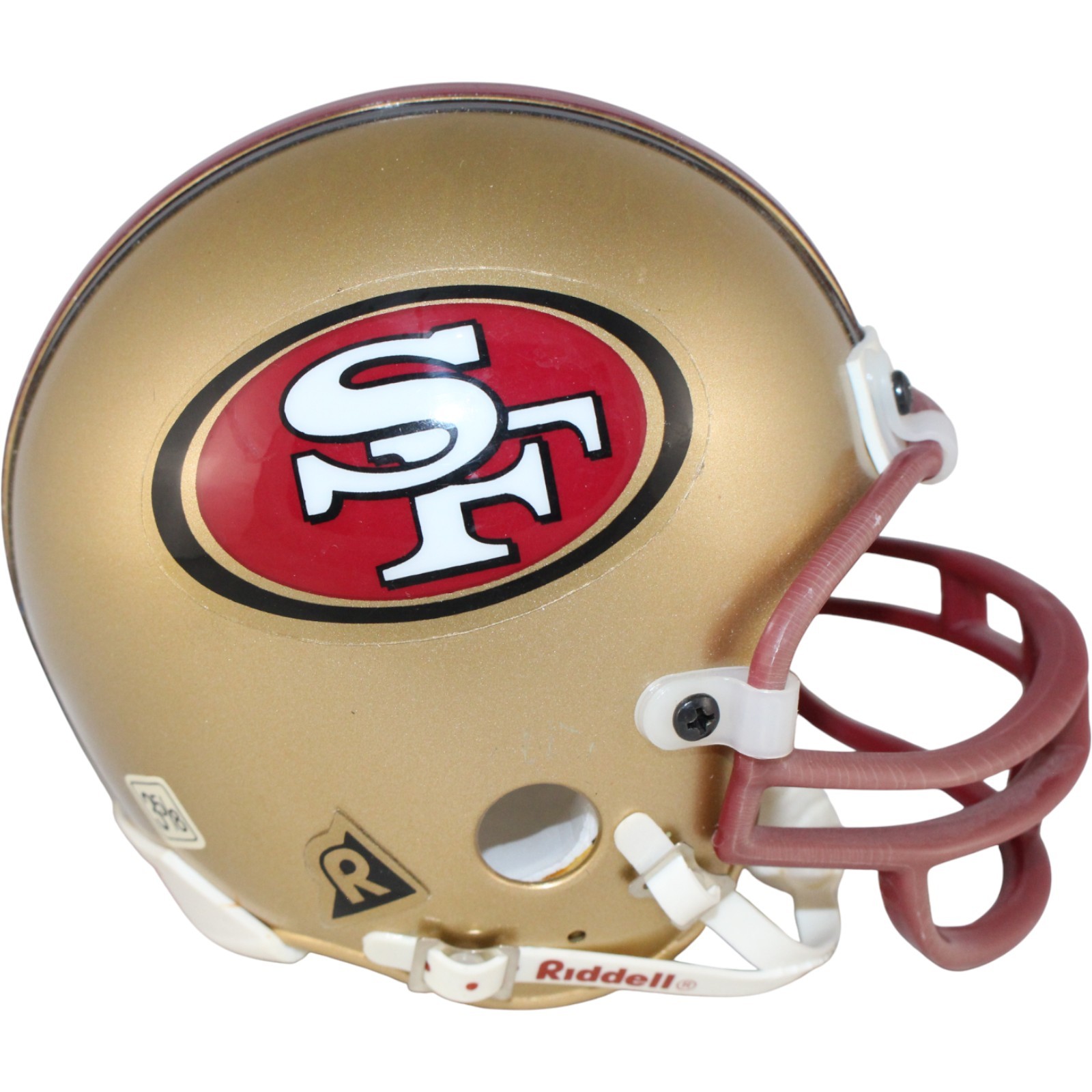 San Francisco 49ers 1996-2008 Replica VSR4 Riddell Mini Helmet No Box 52736