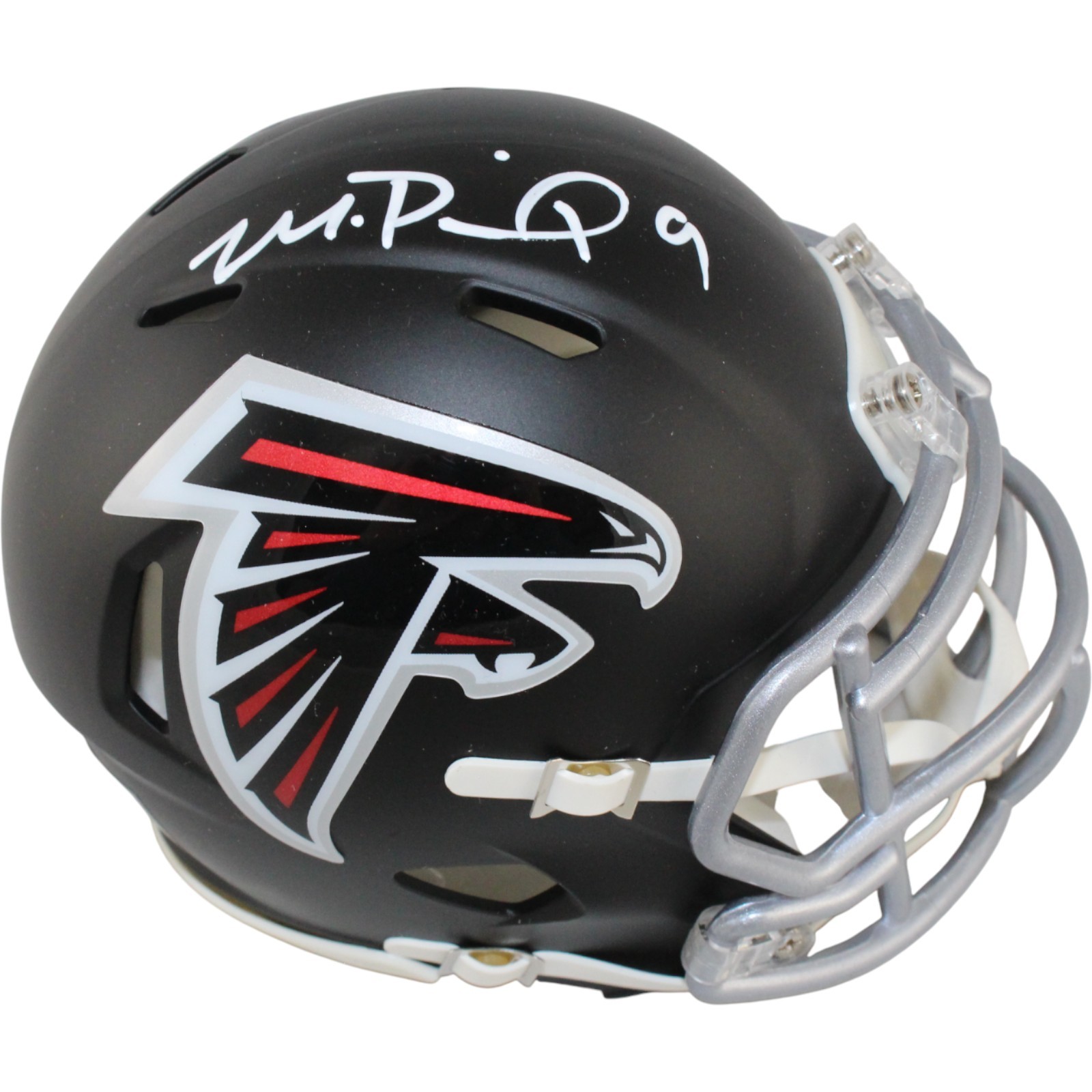 Michael Penix Autographed/Signed Atlanta Falcons Mini Helmet Beckett 53653