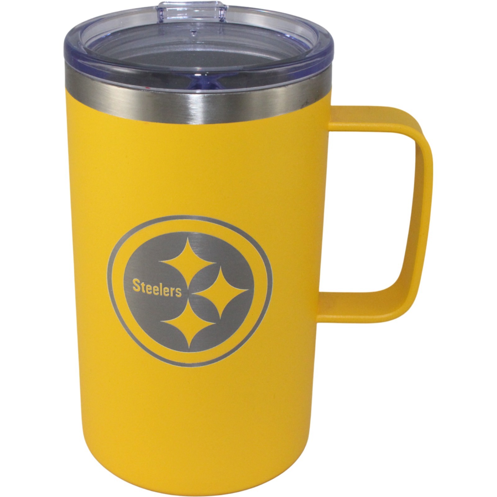 Pittsburgh Steelers NFL Drinkware 18 Ounce Yellow Hustle Insulated Mug 34561