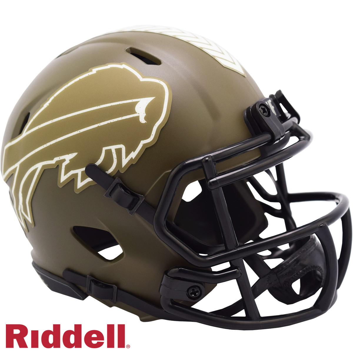 Buffalo Bills Riddell New In Box 2022 Salute to Service Mini Helmet 35122