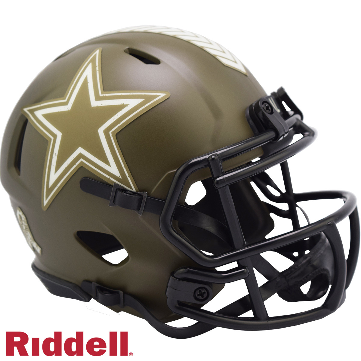 Dallas Cowboys Riddell New In Box 2022 Salute to Service Mini Helmet 35139