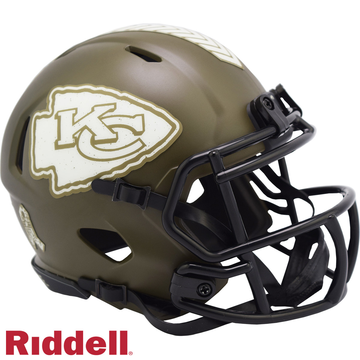 Kansas City Chief Riddell New In Box 2022 Salute to Service Mini Helmet 35165
