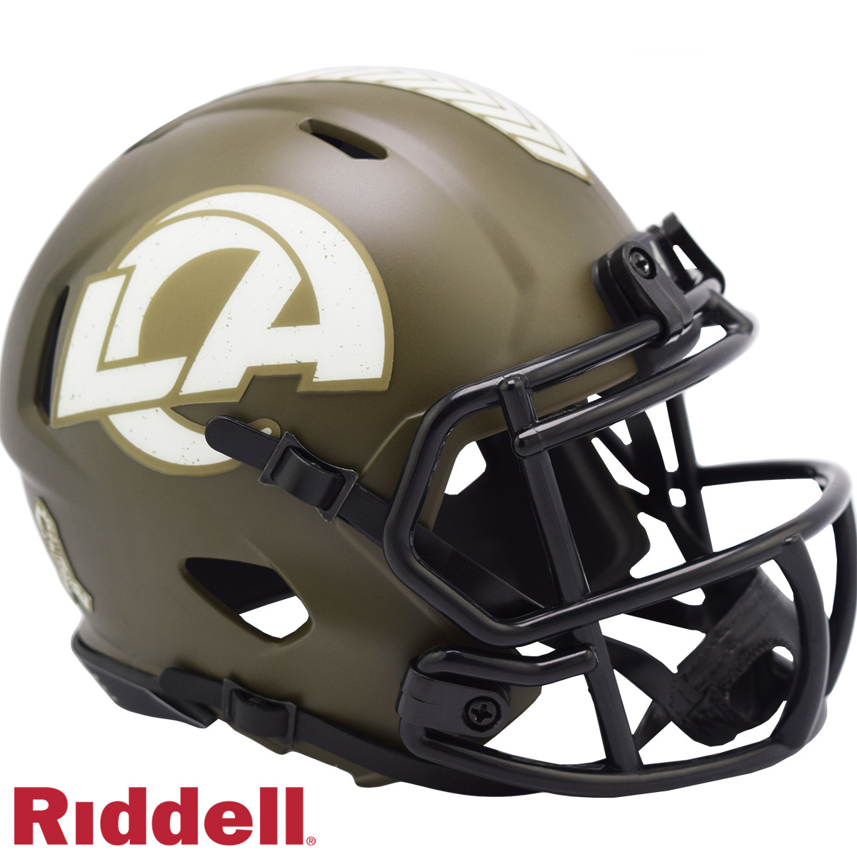 Los Angeles Rams Riddell New In Box 2022 Salute to Service Mini Helmet 35172