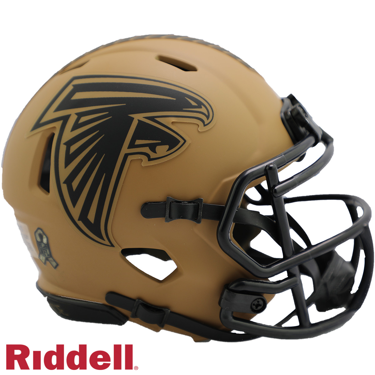 Atlanta Falcons Riddell New In Box 2023 Salute to Service Mini Helmet 42295