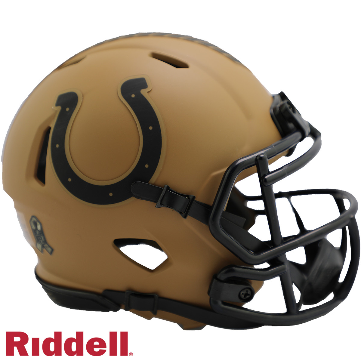 Indianapolis Colts Riddell New In Box 2023 Salute to Service Mini Helmet 41001