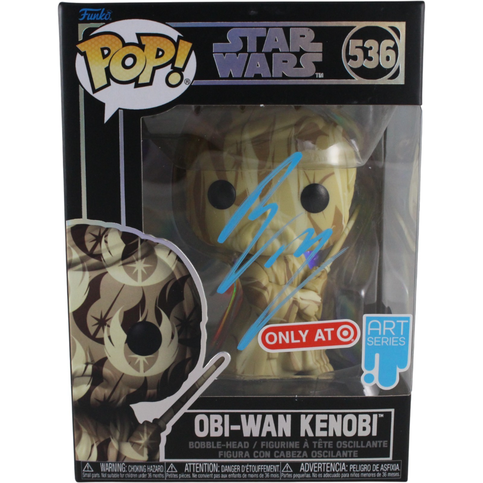 EWAN MCGREGOR AUTOGRAPHED STAR WARS FUNKO POP! #536 OBI-WAN KENOBI BECKETT 53787 COLLECTIBLE MEMORABILIA