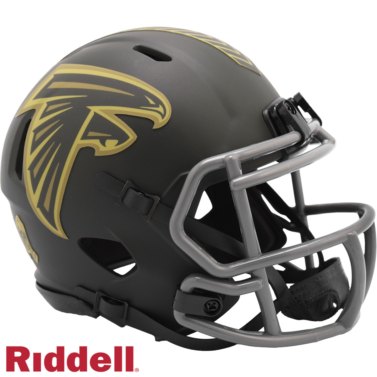 Atlanta Falcons 2025 Salute to Service Riddell Mini Helmet New In Box 54442