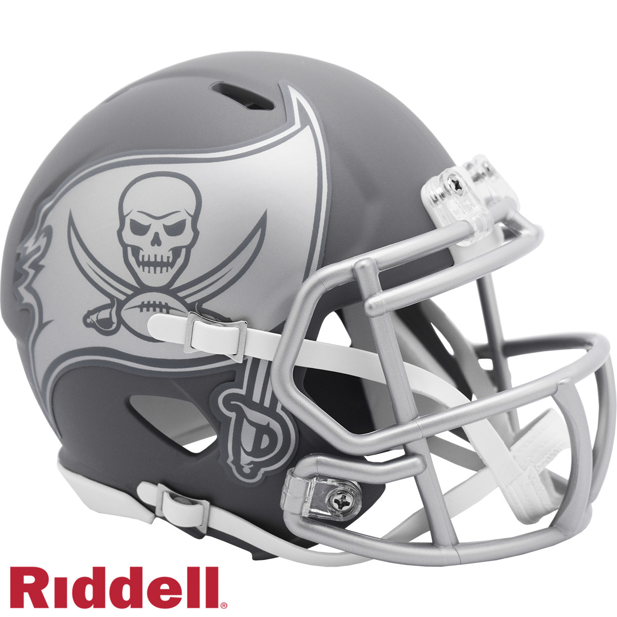 Tampa Bay Buccaneers Slate Riddell Mini Helmet New In Box 42151