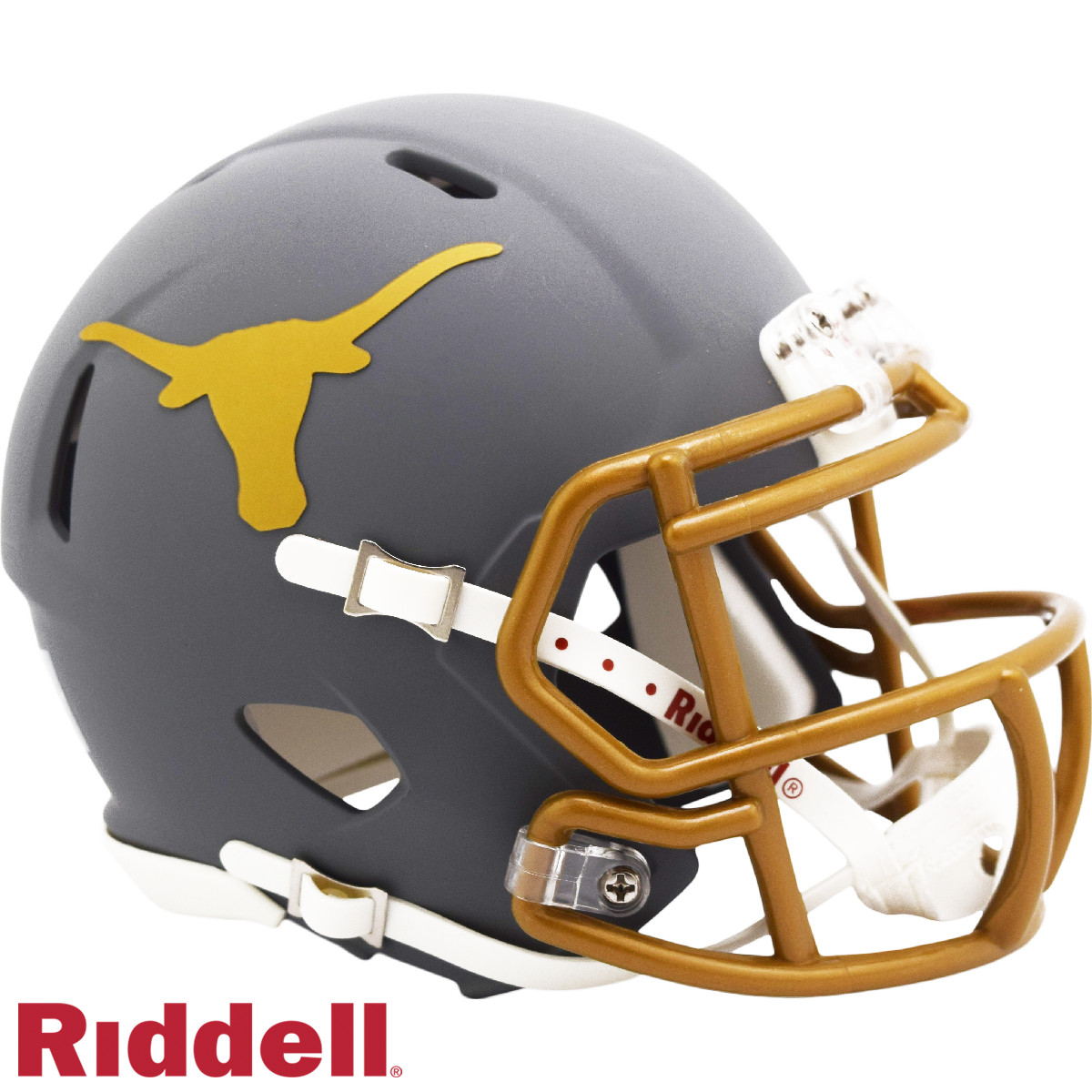 Texas Longhorns Slate Riddell Mini Helmet New In Box 47505